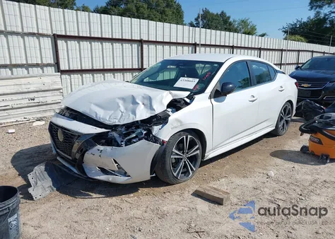 2022 Nissan Sentra Sr Xtronic Cvt z USA, uszkodzony, nr VIN 3N1AB8DV4NY312230